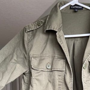 Express green jacket